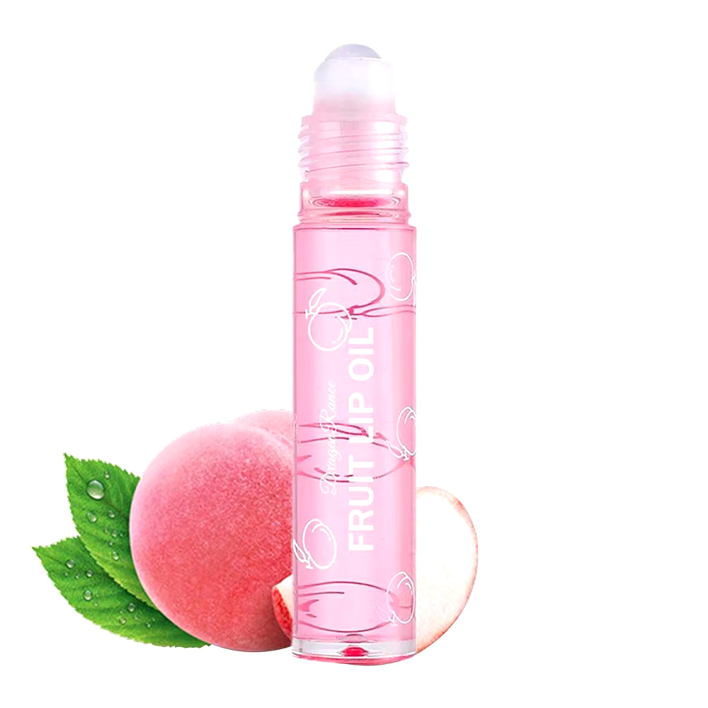 1Pcs Fruit Lip Gloss Transparent Lip Oil Moisturizing Reducing Lip Lines Nourishes Lips Long-Lasting Liquid Lip Cosmetics