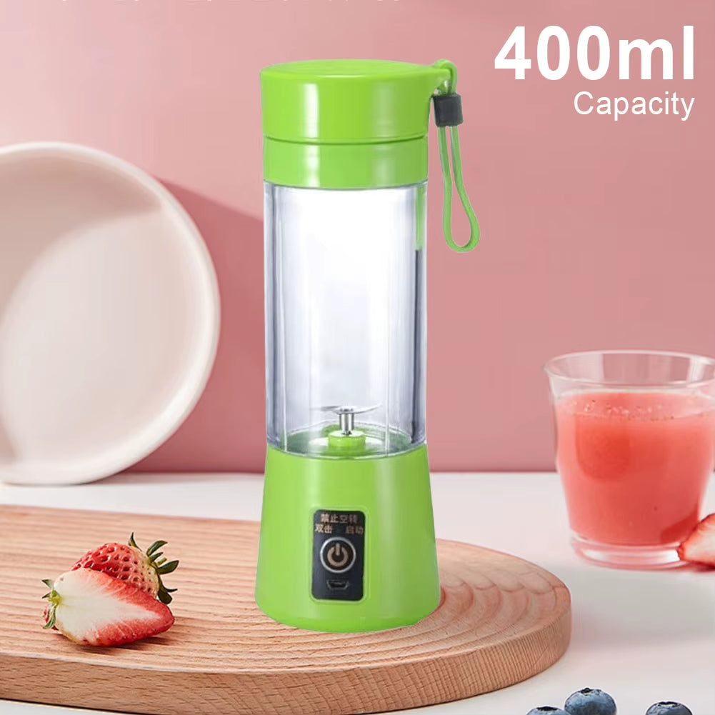 400Ml Smoothies Mixer Machine Portable Automatic Fresh Squeezer Multifunctional Vegetable Juicer Blender for Home Office Travel